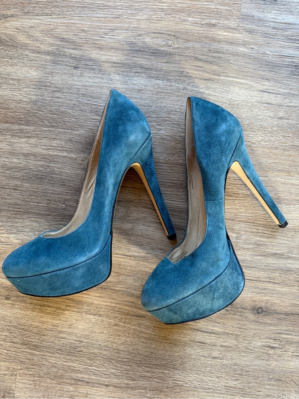 Joan and David Almond Toe Platform Heels
